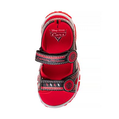 Disney Pixar Cars Hook And Loop Boys Open Toe Sport Sandals
