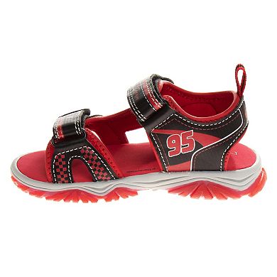 Disney Pixar Cars Hook And Loop Boys Open Toe Sport Sandals