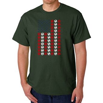 Soccer Flag - Men's Word Art T-Shirt