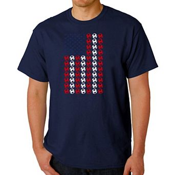 Soccer Flag - Men's Word Art T-Shirt