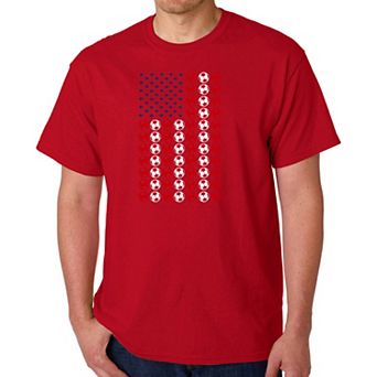 Soccer Flag - Men's Word Art T-Shirt