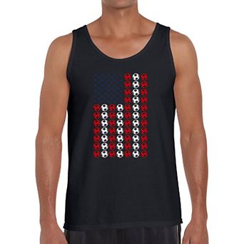 Soccer Flag - Men's Word Art Tank Top