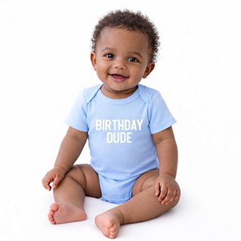 Birthday Dude Bold - Infant Short Sleeve Graphic Bodysuit