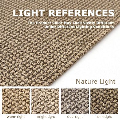 Boho Hand Woven Cotton Runner Rug Non Slip Washable Indoor Outdoor