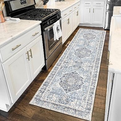 Boho Ultra Soft Washable Non Slip Stain Resistant Area Rug for Home Rooms