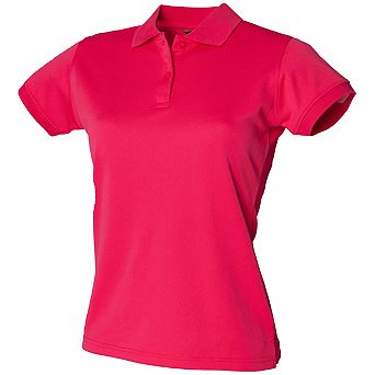 Henbury Womens/Ladies Coolplus® Fitted Polo Shirt