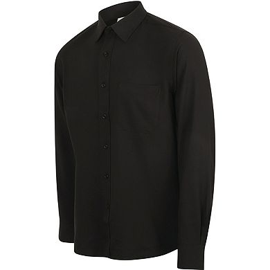 Henbury Mens Wicking Long Sleeve Work Shirt