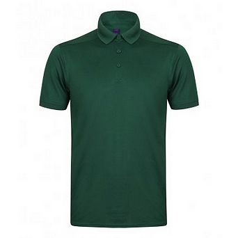 Henbury Mens Stretch Microfine Pique Polo Shirt