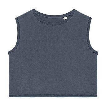 Native Spirit Womens/Ladies Faded Cropped Tank Top