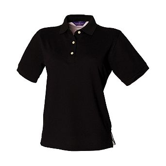 Henbury Womens/Ladies Classic Cotton Pique Polo Shirt