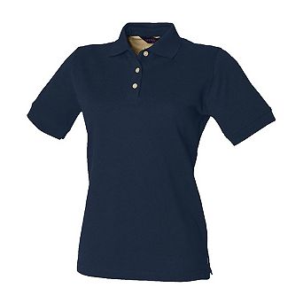 Henbury Womens/Ladies Classic Cotton Pique Polo Shirt