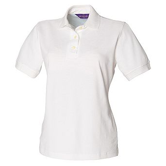 Henbury Womens/Ladies Classic Cotton Pique Polo Shirt