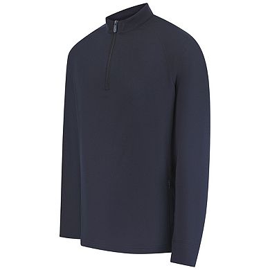 Henbury Mens Zip Neck Top