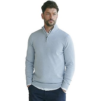 Henbury Mens Zip Neck Sweatshirt