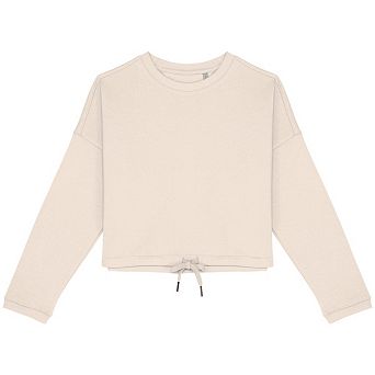 Native Spirit Womens/Ladies Oversized Crop Sweatshirt