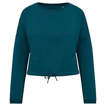 Native Spirit Womens/Ladies Oversized Crop Sweatshirt