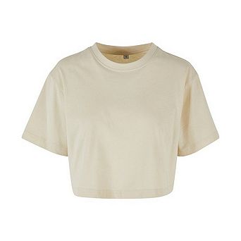 Build Your Brand Womens/Ladies Oversized Short-Sleeved Crop Top