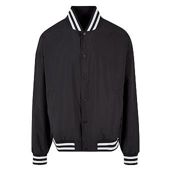 Build Your Brand Unisex Adult Lightweight Oversized Varsity Jacket