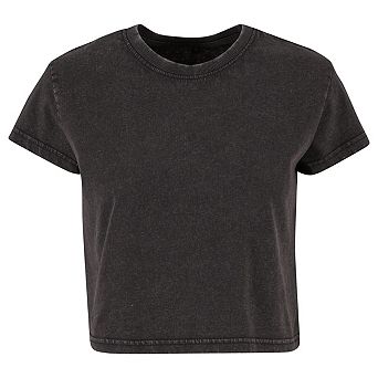 Build Your Brand Womens/Ladies Vintage Cropped T-Shirt