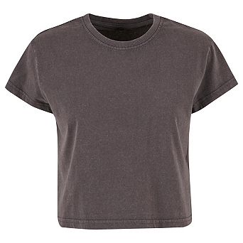 Build Your Brand Womens/Ladies Vintage Cropped T-Shirt