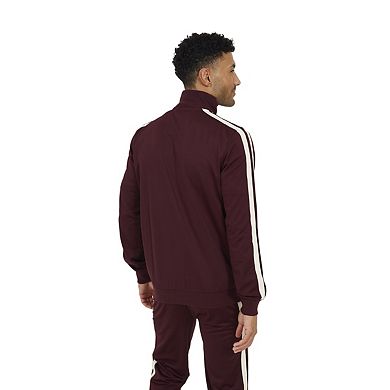 Brave Soul Mens Zip Funnel Neck Track Top