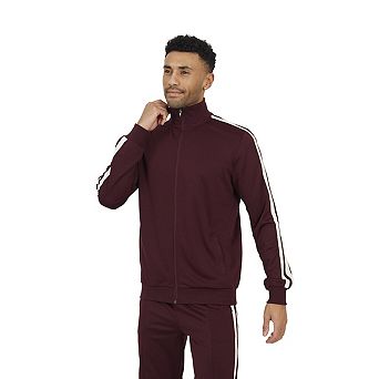 Brave Soul Mens Zip Funnel Neck Track Top
