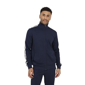 Brave Soul Mens Zip Funnel Neck Track Top