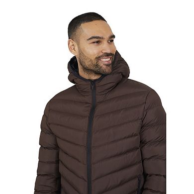 Brave Soul Mens Padded Hooded Jacket