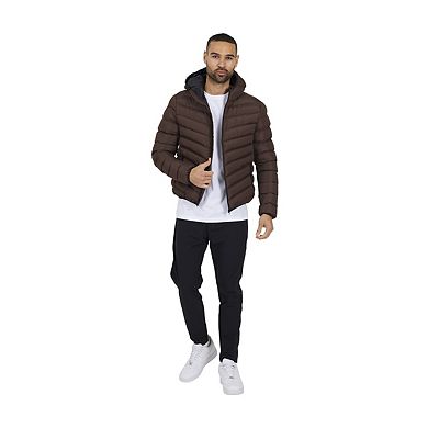 Brave Soul Mens Padded Hooded Jacket