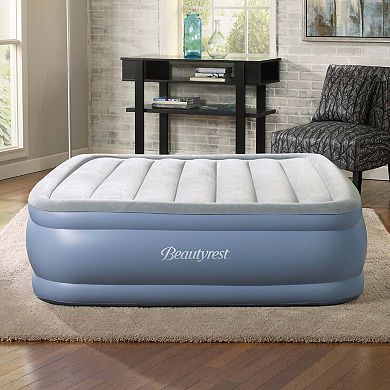 Hi Loft Inflatable Air Mattress, Raised Inflatable Blow-Up Bed, Powerful Pump, Adjustable