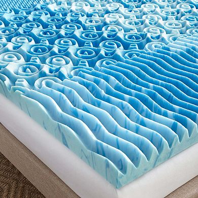 Nautica 4 in. GelLux Cooling Gel Memory Foam Mattress Topper