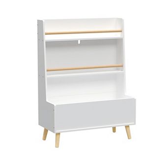 Lufeiya Kids Bookshelf and Toy Storage Organizer, 3 tier MDF Bookcase for Living Room