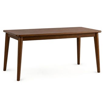 Lufeiya 55.1 or 63 inch Solid Wood Writing Desk, Rubberwood Computer Desk for Home Office