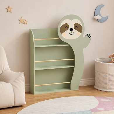 Lufeiya Kids Bookshelf with 3-Tier Front-Facing Display, Bookcase