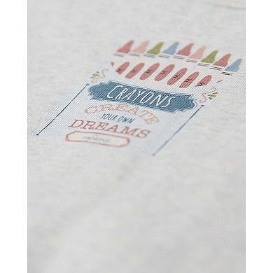 Create Your Own Dreams Crayon Box Footie