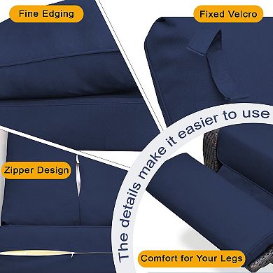 Recliner Replacement Cushion, Patio Chair Sofa Washable Cushion Deep Seat, Cover Can be Replaced