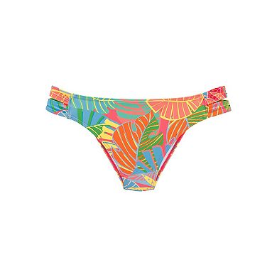 Lascana Women's Tropical Strappy Bikini Bottom