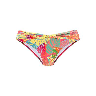 Lascana Women's Tropical Twist Front Bikini Bottom