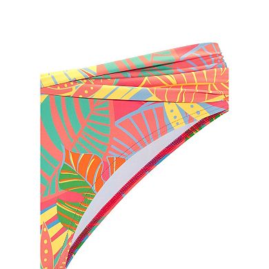 Lascana Women's Tropical Twist Front Bikini Bottom