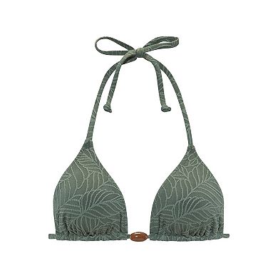 Lascana Women's Embroidered Triangle Bikini Top