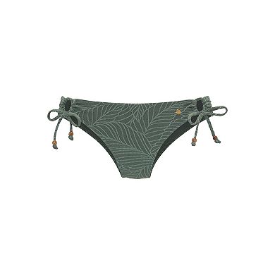 Lascana Women's Embroidered Side Tie Bikini Bottom