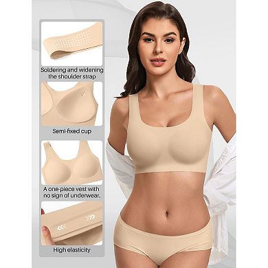 Avidlove Bra for Women Comfy Pullover Wireless Bra Seamless Bralettes No Underwire T Shirt Wirefree