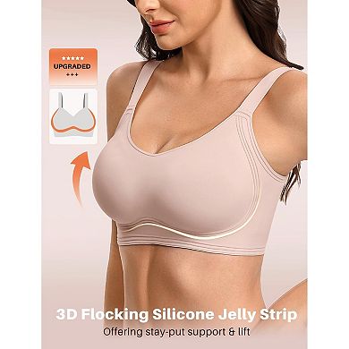 Avidlove Women Jelly Wireless No Underwire Push Up Seamless Full Coverage Comfy Bralette Bra