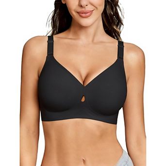 Avidlove Womens Wireless Jelly Bras Seamless Bra No Underwire Full Coverage Padded Bralette