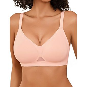 Avidlove V Neck Seamless Bras for Women Full Coverage Tshirt Bralettes Everyday Bra