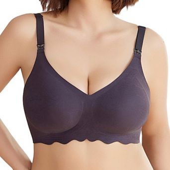 Avidlove Nursing Bra for Breastfeeding Maternity Bras Push Up Seamless Pregnancy Bralette Underwear