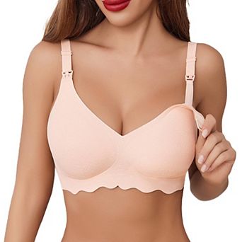 Avidlove Nursing Bra for Breastfeeding Maternity Bras Push Up Seamless Pregnancy Bralette Underwear