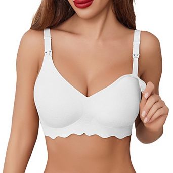 Avidlove Nursing Bra for Breastfeeding Maternity Bras Push Up Seamless Pregnancy Bralette Underwear