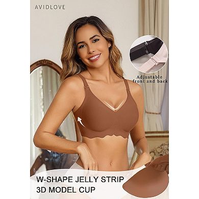 Avidlove Seamless Bras for Women No Underwire Bra Wireless Padded Bralette Support No Show Bras
