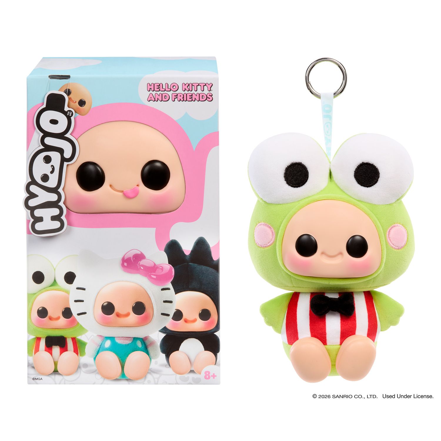 Детская мягкая игрушка MGA Hyojo Sanrio Keroppi Plush - Styles May Vary